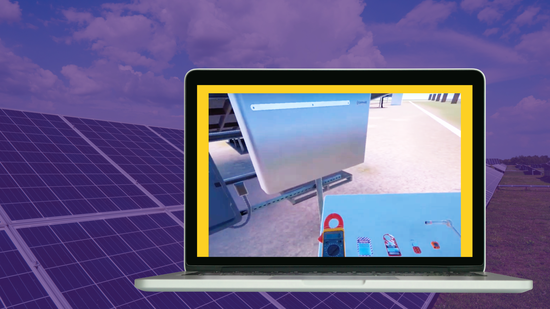 An example of virtual training for solar panel installation planned for the Iberia Parish Clean Energy Hub