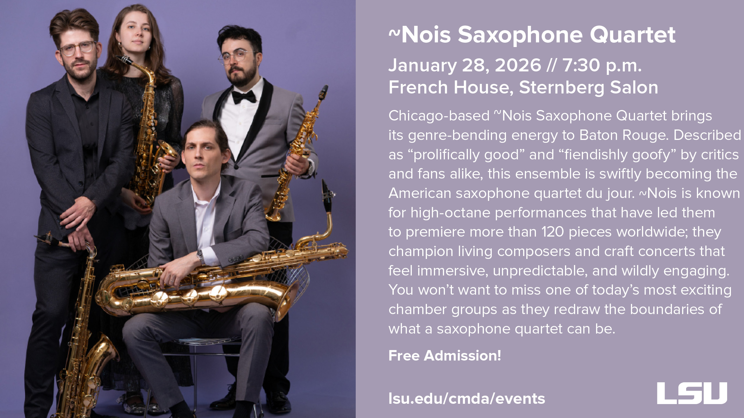 nois saxophone quartet