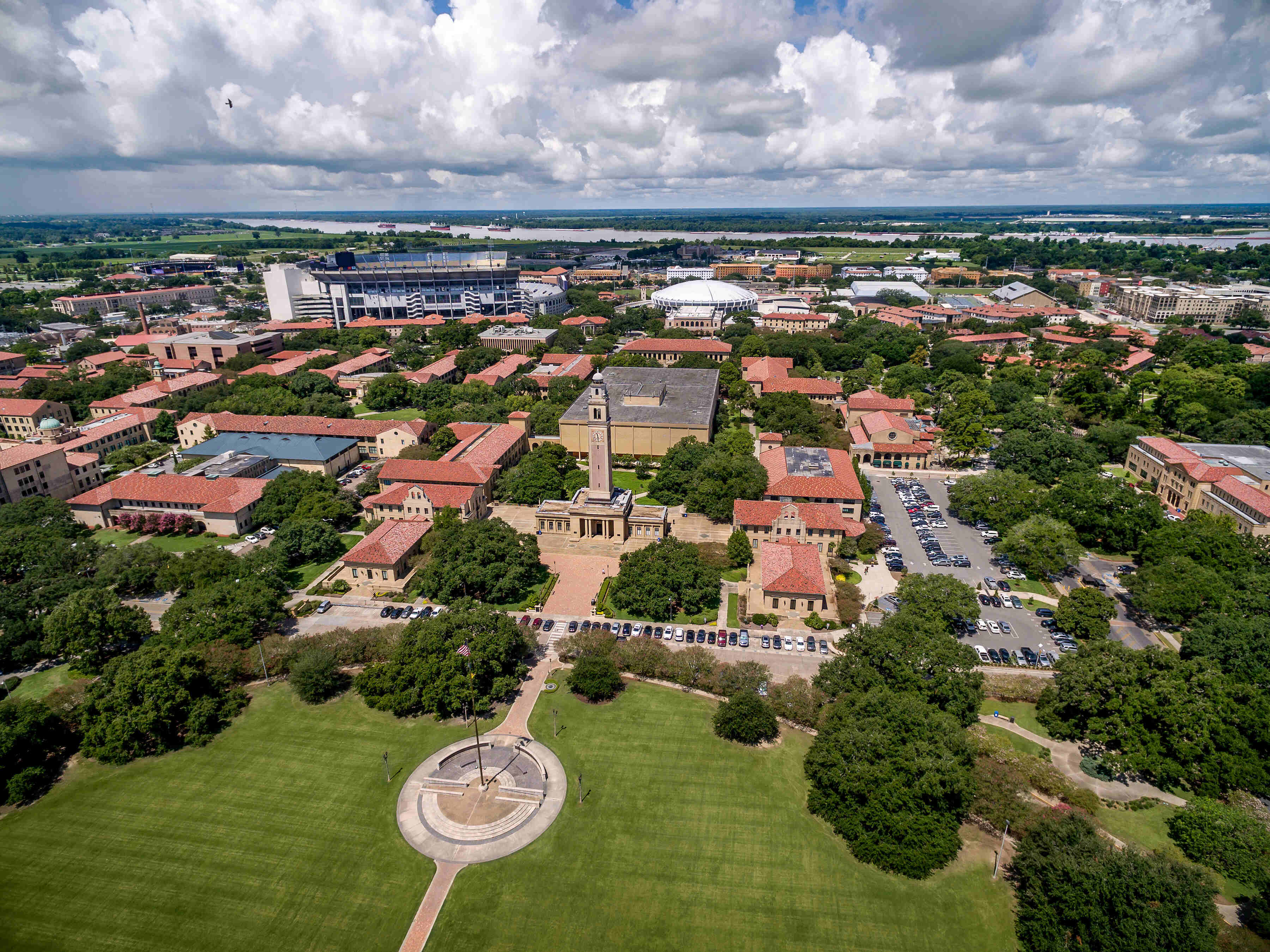 campus aerial