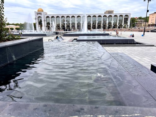 Ala Too Square in Bishkek, Kyrgyzstan