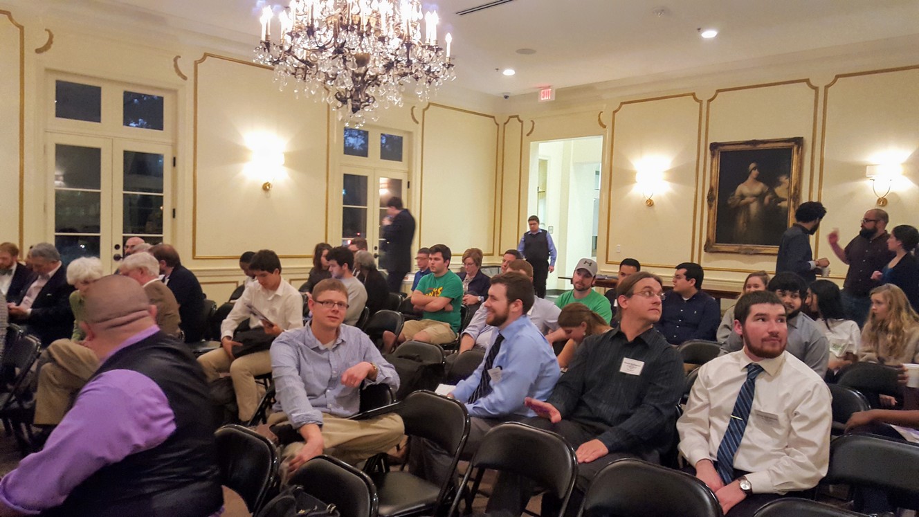 Audience at a lecture during the 2017 Graduate History Conference