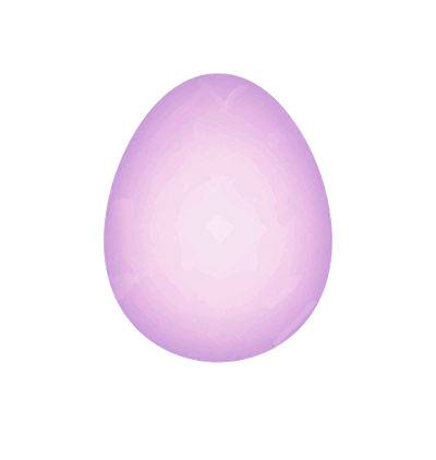 Illustration of a pink egg, LSU College of Science Pursuit for Kids